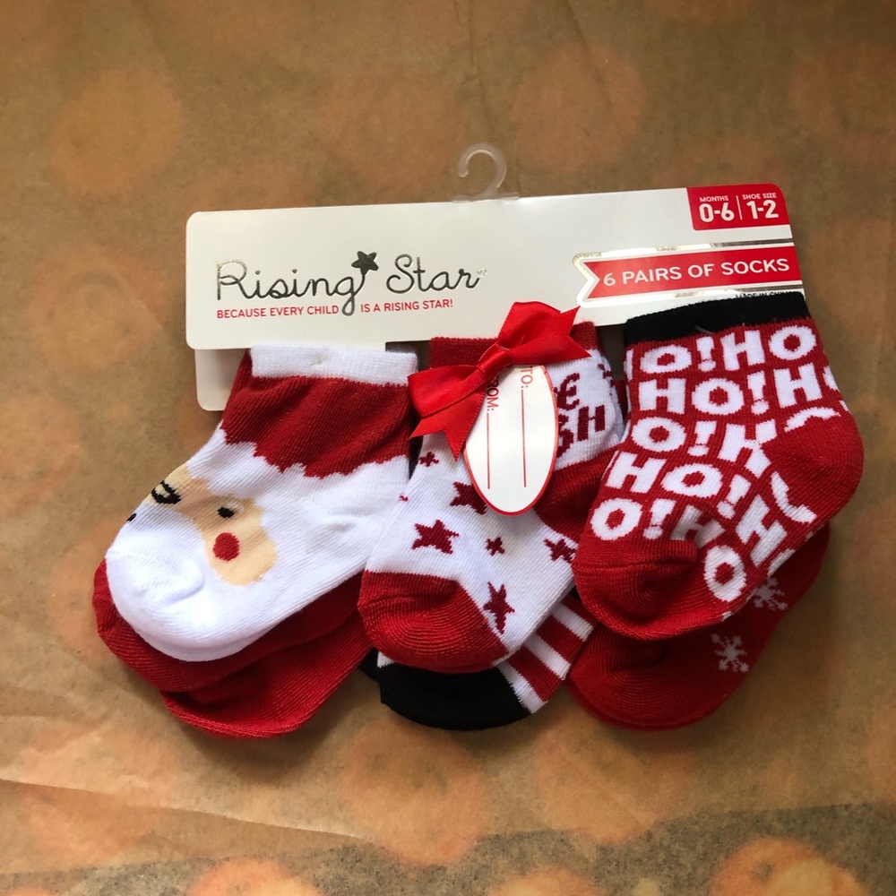 Holiday Set Santa Christmas Socks